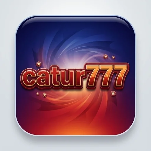 catur777 Logo - Resmi